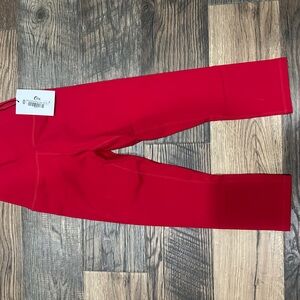 Women's Vibrant Red Leggings